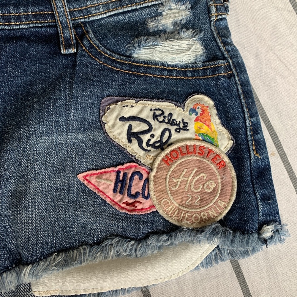 Hollister jean shorts